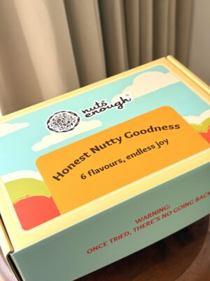 Nuts Enough 6pc bestseller UNIQUE FLAVOURS, PROUDLY MALAYSIAN gift set, HALAL certified